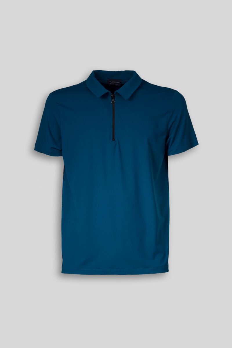 Luca Bertelli Polo in tessuto tecnico