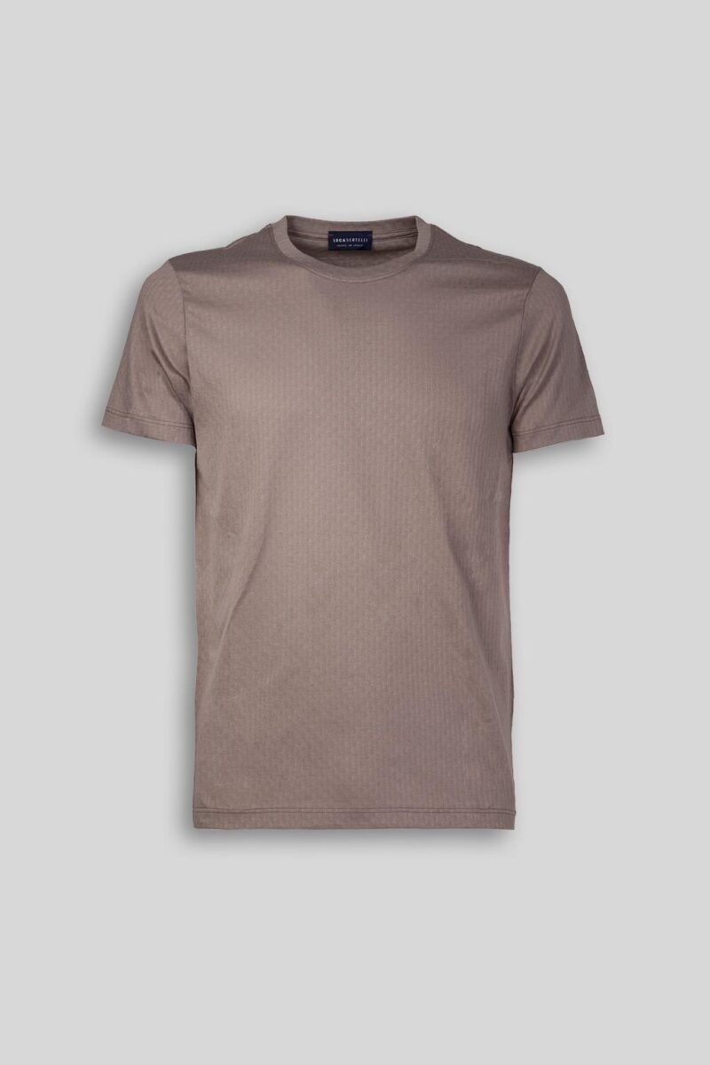 Luca Bertelli T-shirt in cotone armaturato