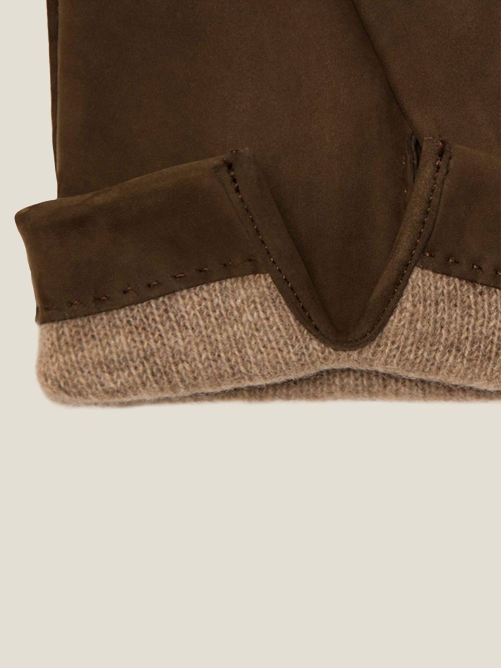 Luca Faloni GuantiPelle Scamosciata Foderata In Cachemire