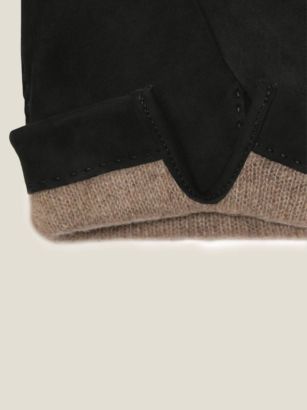 Luca Faloni GuantiPelle Scamosciata Foderata In Cachemire