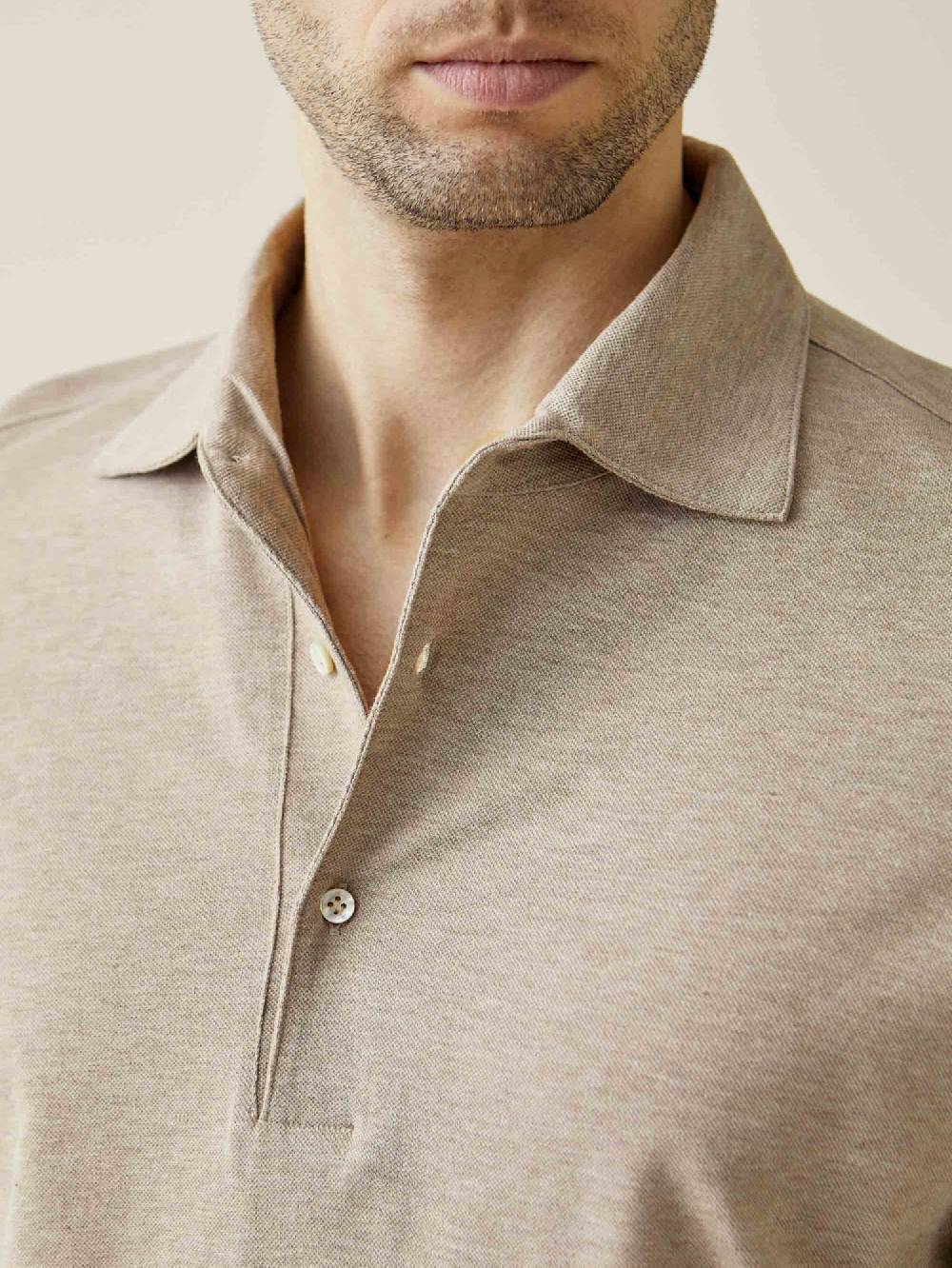 Luca Faloni Brera Polo Piqué Di Cotone