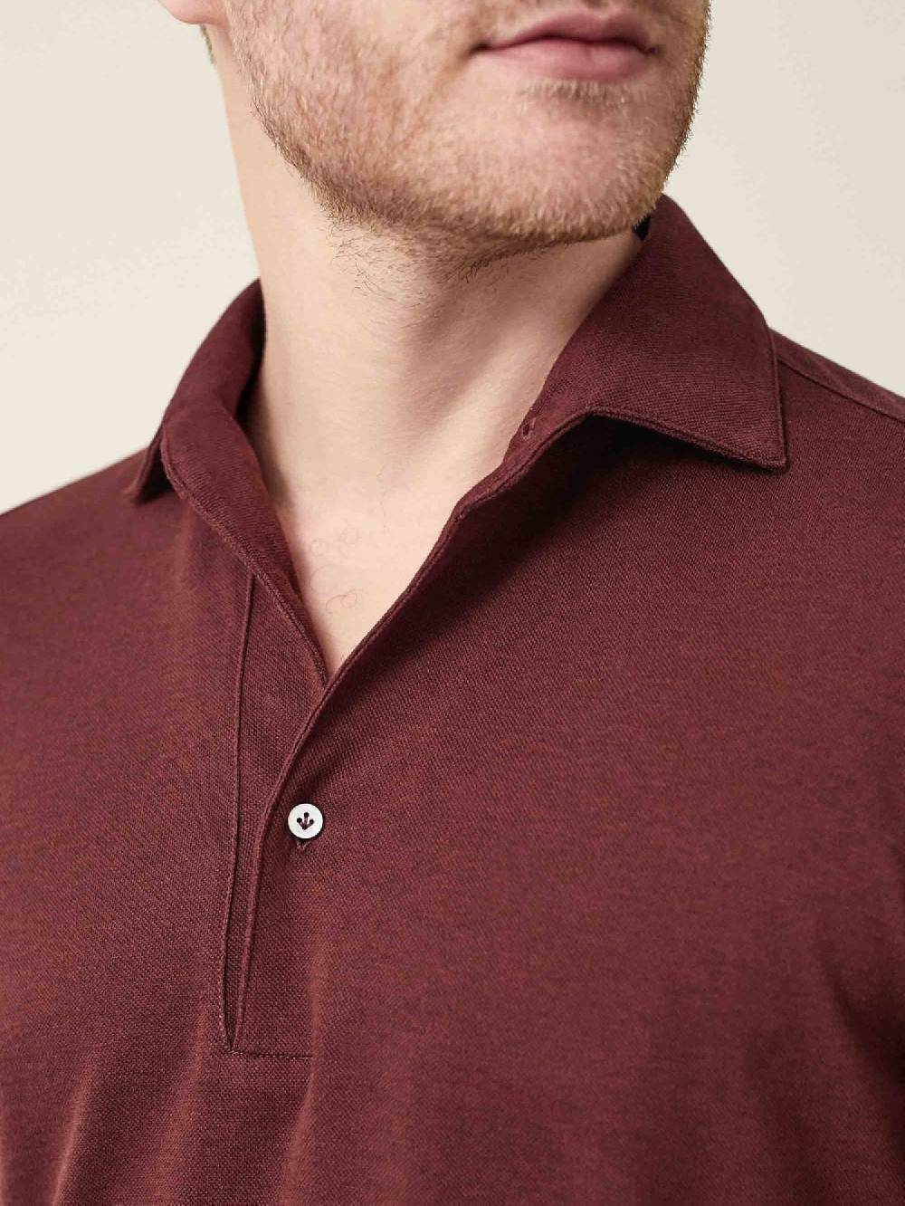 Luca Faloni Brera Polo Piqué Di Cotone