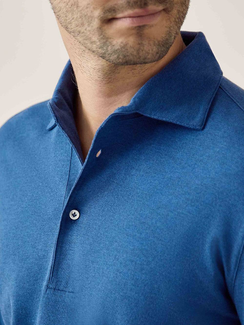 Luca Faloni Brera Polo Piqué Di Cotone