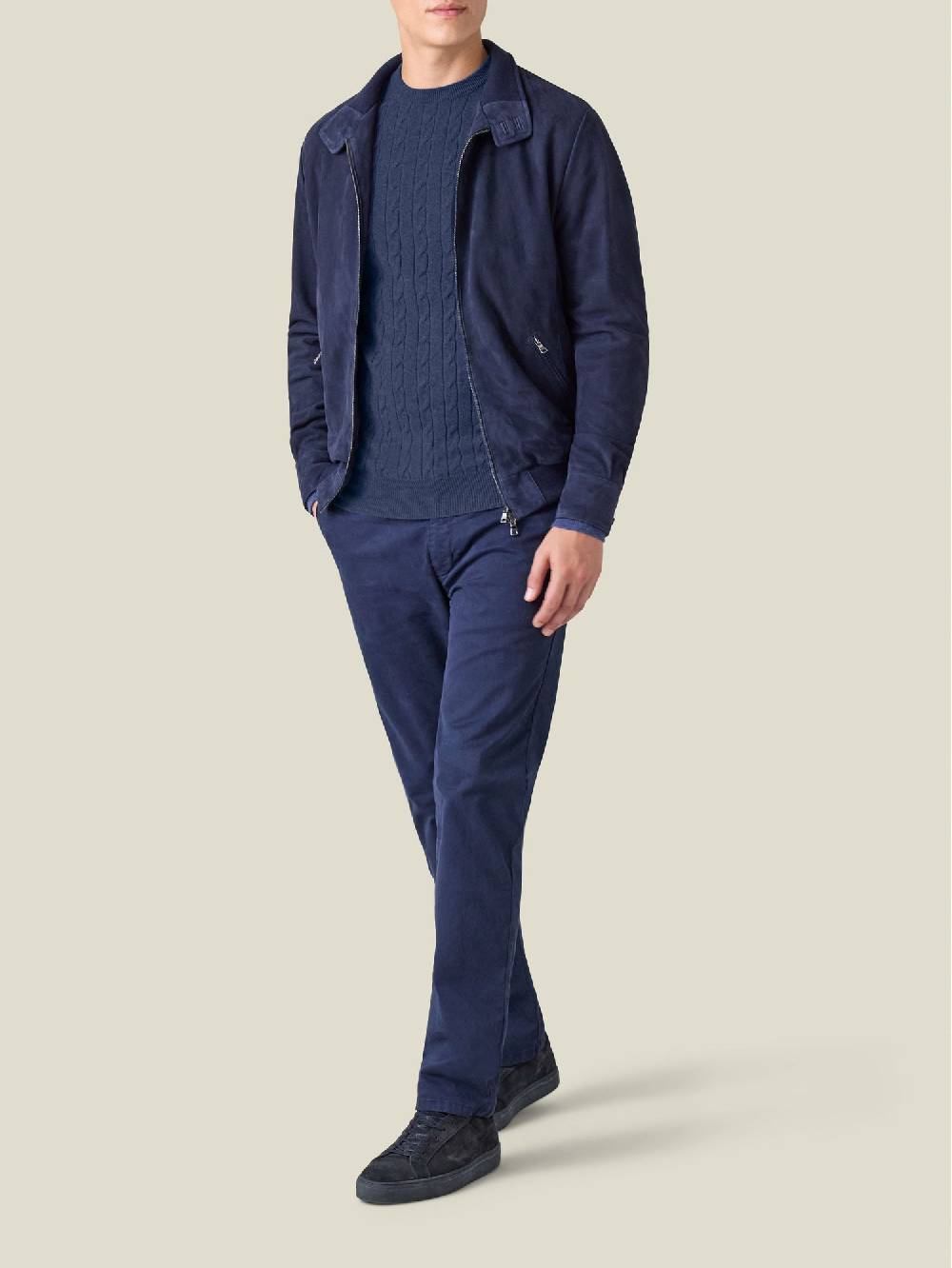 Luca Faloni Cable Knit2-Ply Cashmere