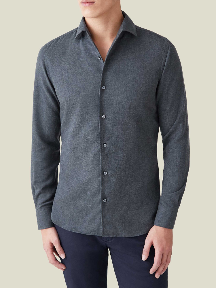 Luca Faloni camicia classicaCashmere-Cotone