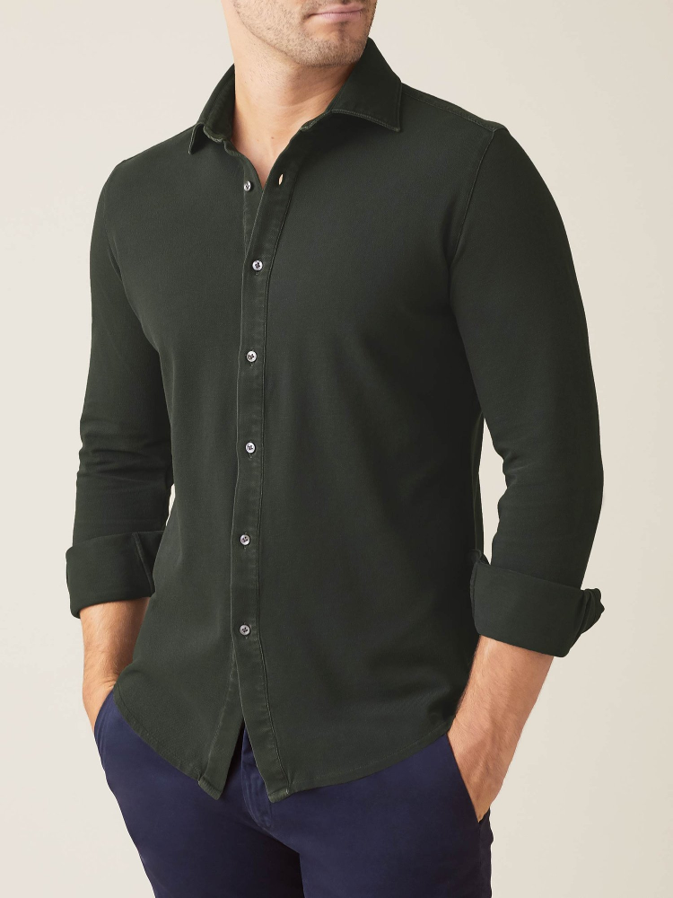 Luca Faloni Camicia SienaCotone Piqué