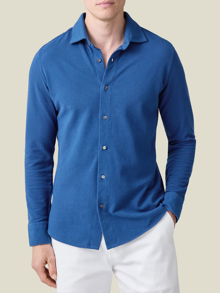 Luca Faloni Camicia SienaCotone Piqué