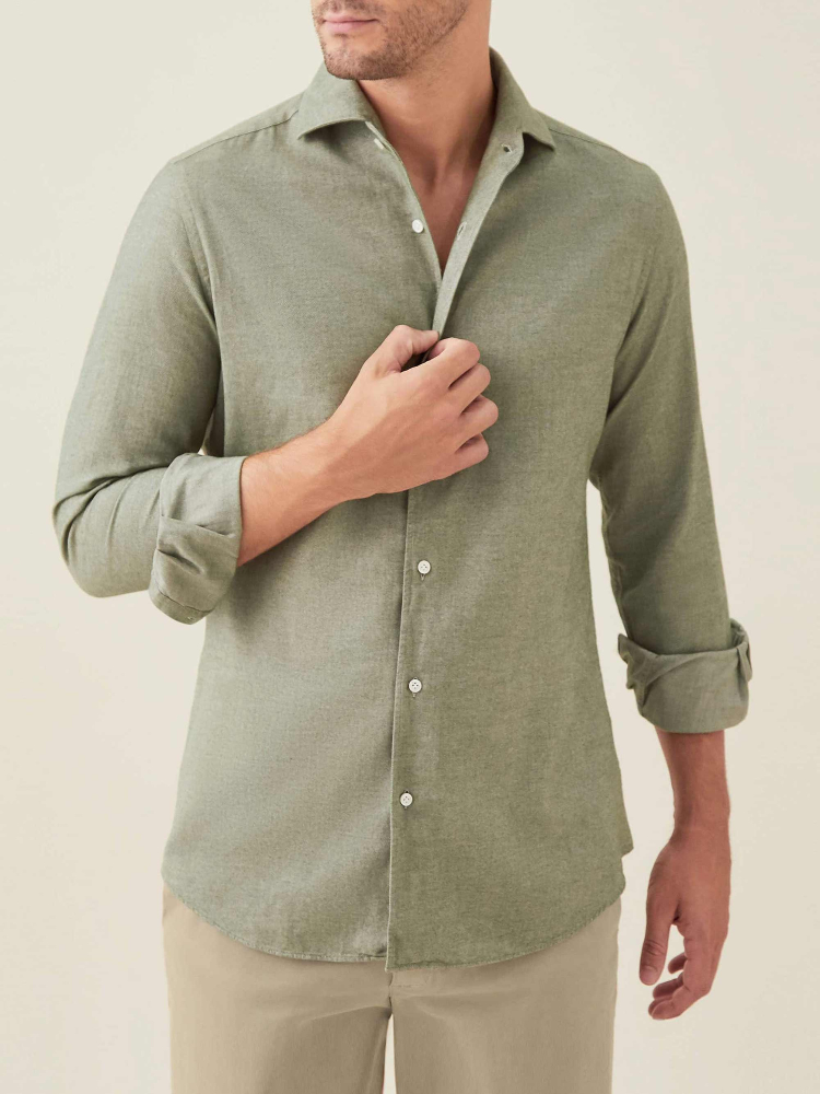 Luca Faloni CamiciaCotone spazzolato