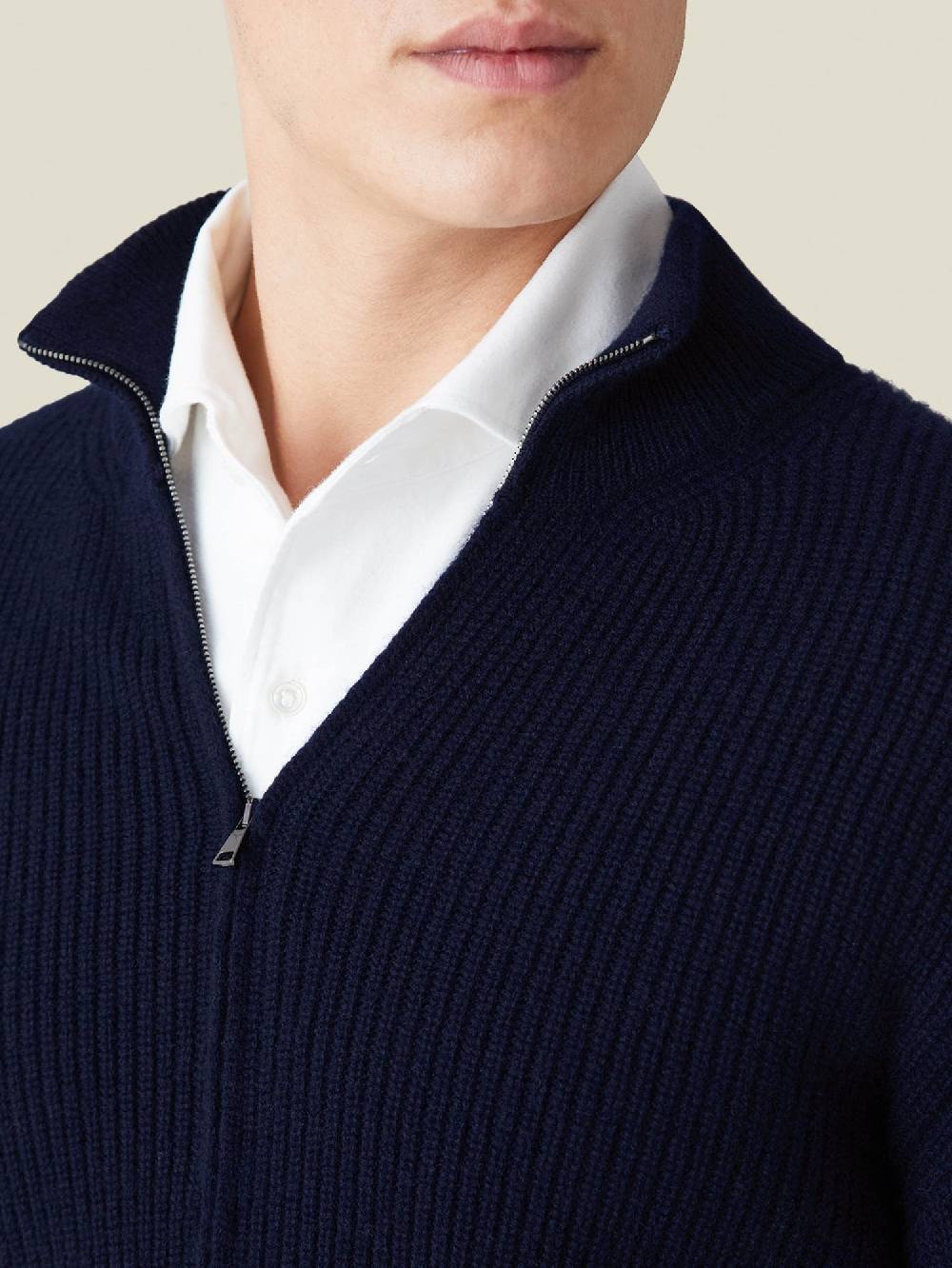 Luca Faloni Cardigan Con Cernieracashmere A 4 Fili