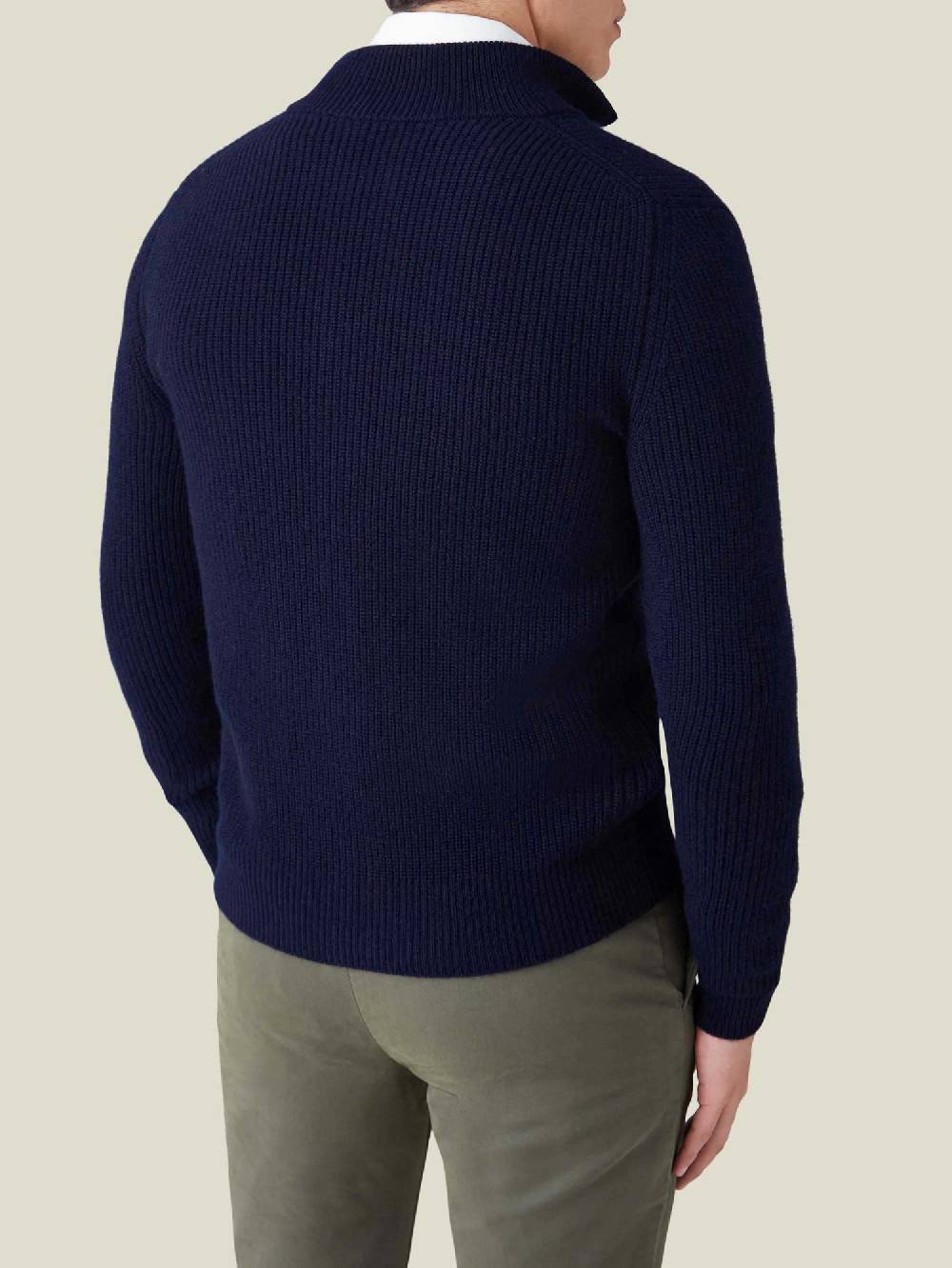 Luca Faloni Cardigan Con Cernieracashmere A 4 Fili