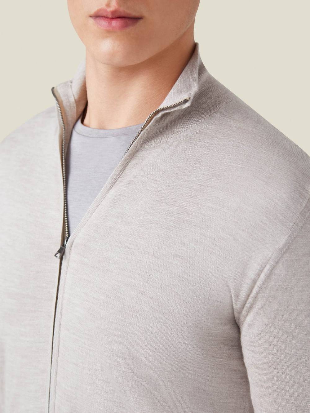 Luca Faloni Cardigan Con ZipSeta-Cashmere