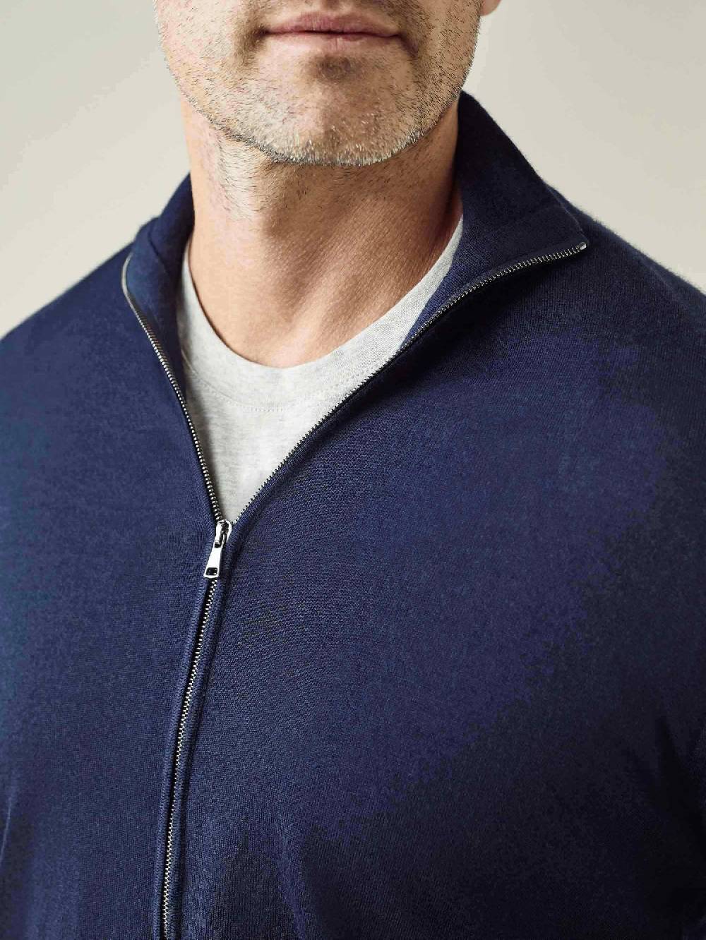 Luca Faloni Cardigan Con ZipSeta-Cashmere