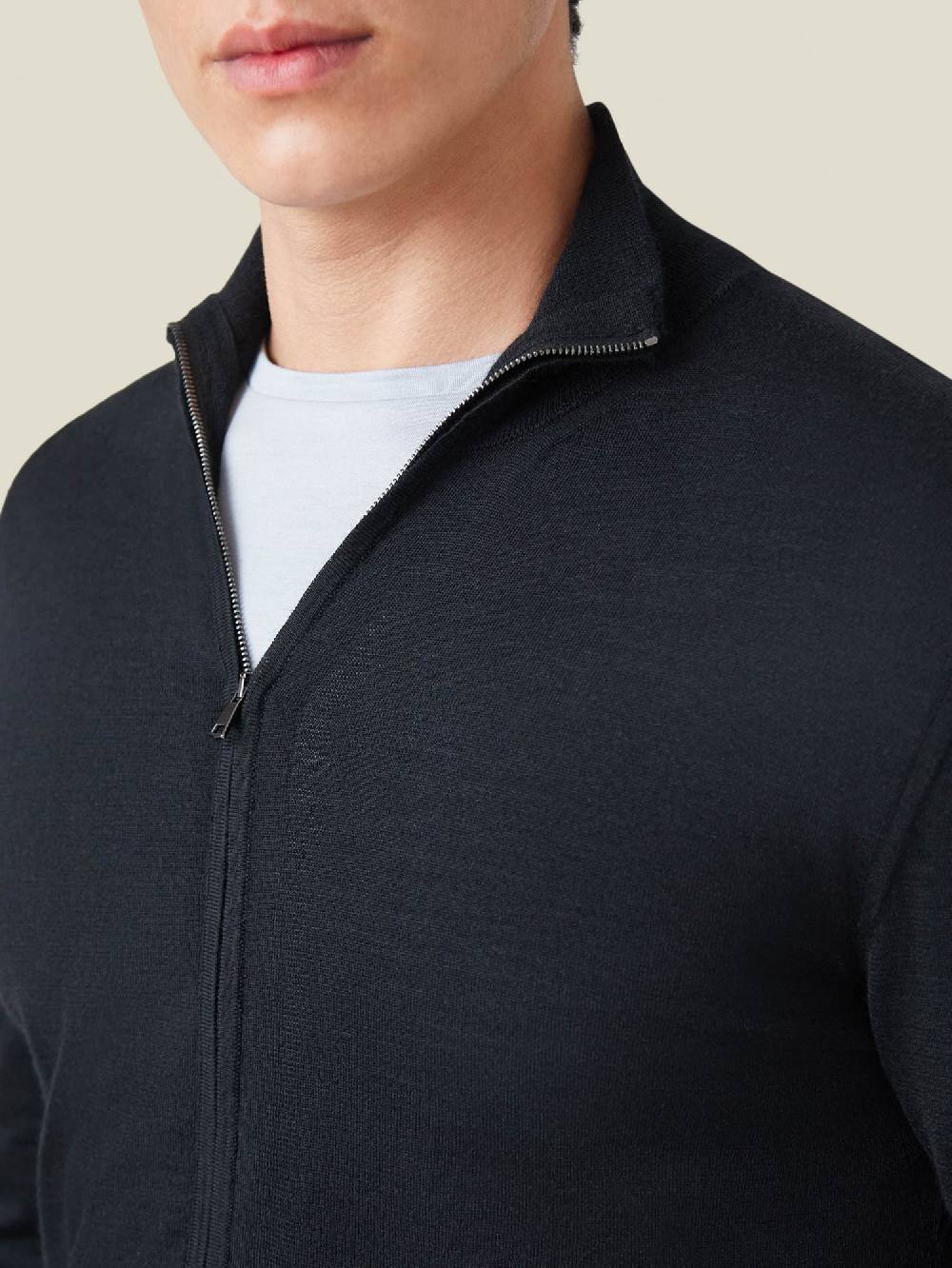 Luca Faloni Cardigan Con ZipSeta-Cashmere