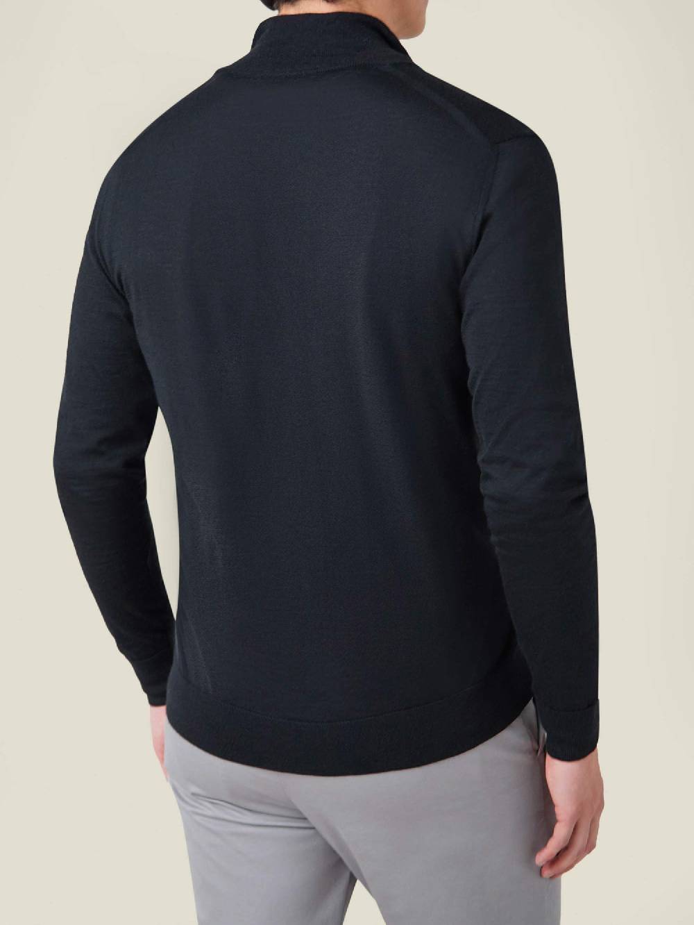 Luca Faloni Cardigan Con ZipSeta-Cashmere