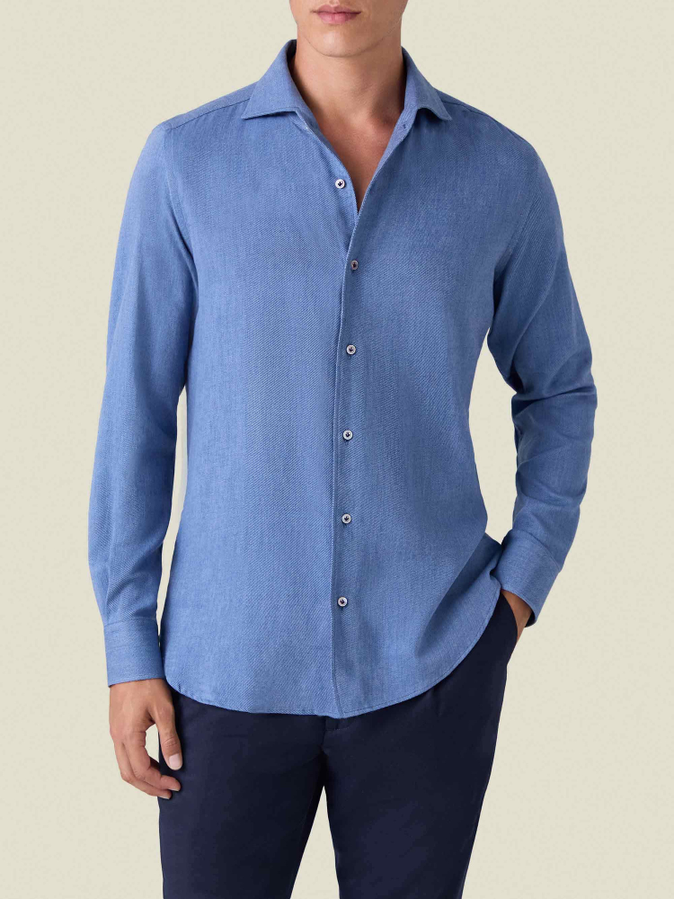 Luca Faloni Classic ShirtCashmere-Cotton