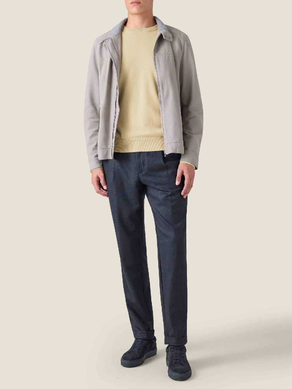 Luca Faloni Crew Neck2-Ply Cashmere