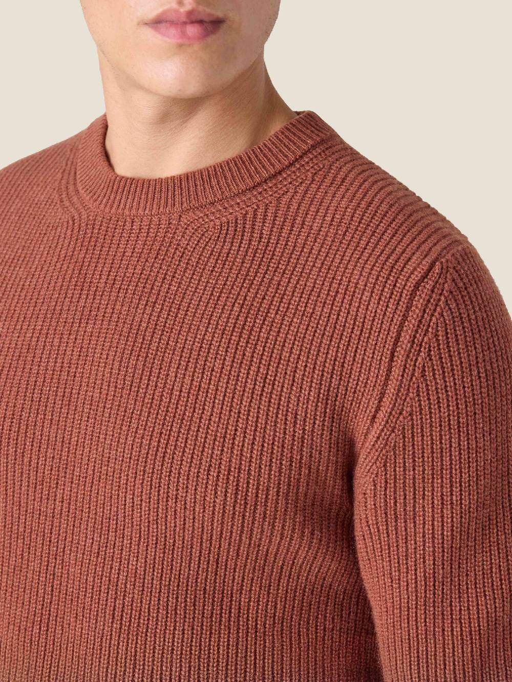 Luca Faloni Crew NeckChunky Knit Cashmere