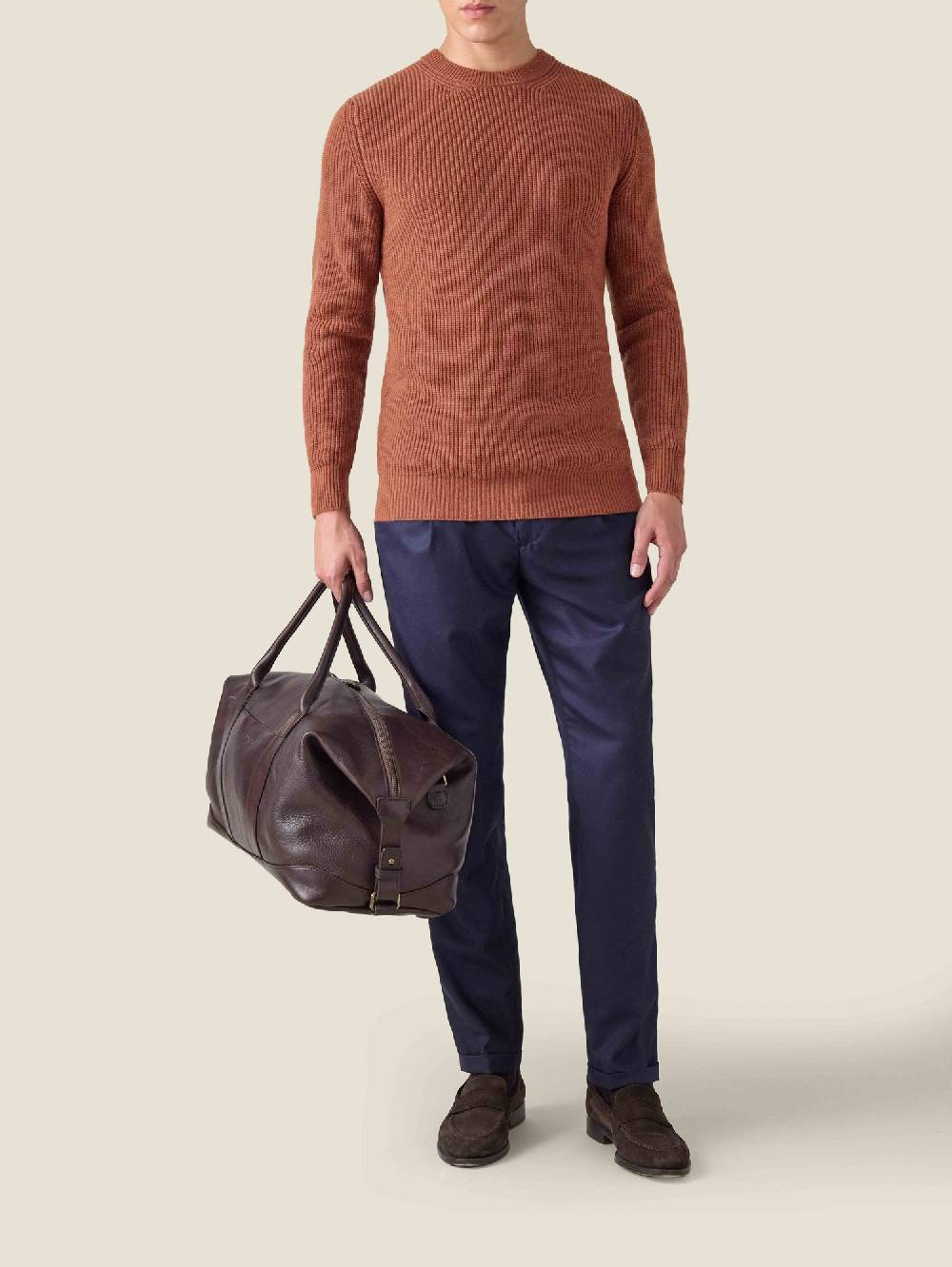 Luca Faloni Crew NeckChunky Knit Cashmere