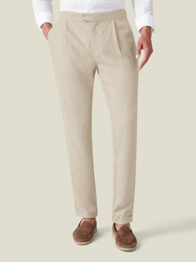 Luca Faloni Elegant TrousersLinen