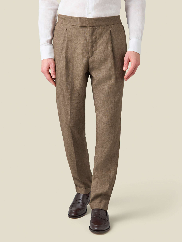 Luca Faloni Elegant TrousersLinen