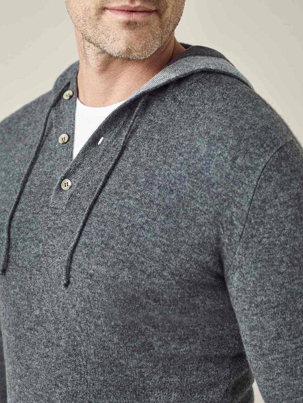 Luca Faloni Felpa Con Cappucciocashmere A 2 Fili