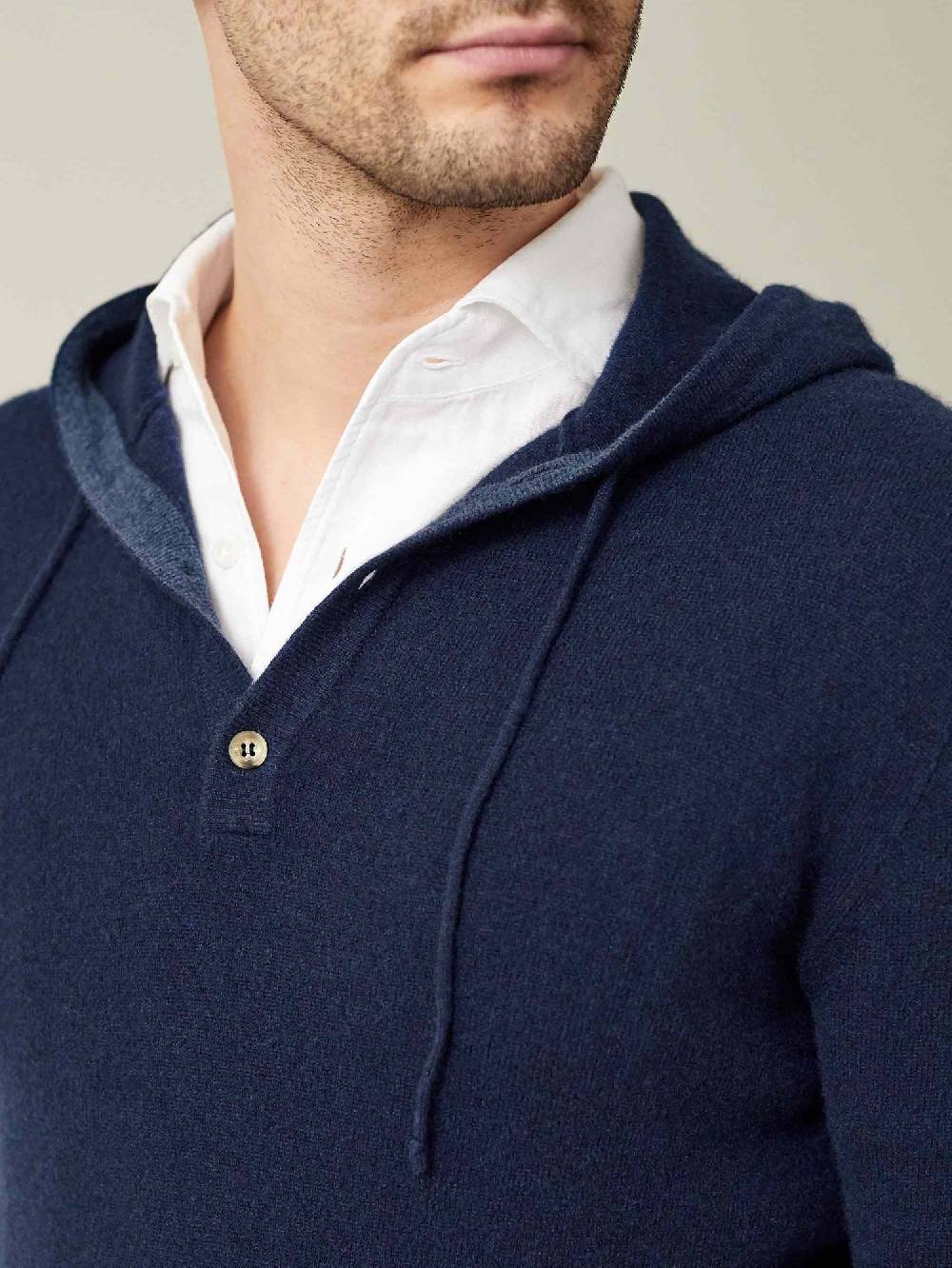 Luca Faloni Felpa Con Cappucciocashmere A 2 Fili