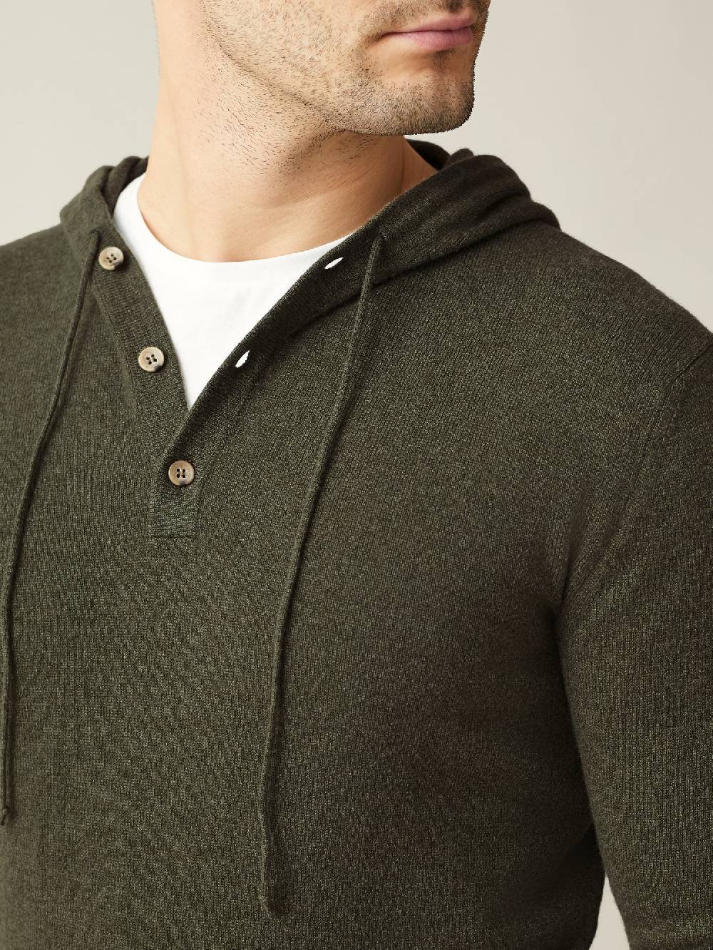 Luca Faloni Felpa Con Cappucciocashmere A 2 Fili