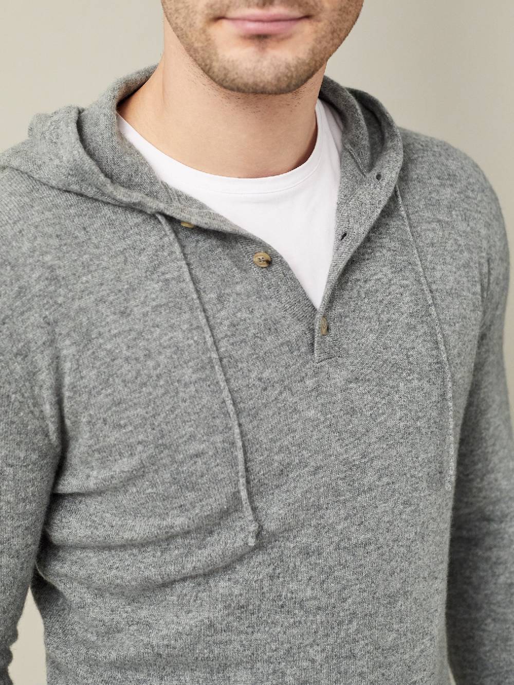 Luca Faloni Felpa Con Cappucciocashmere A 2 Fili