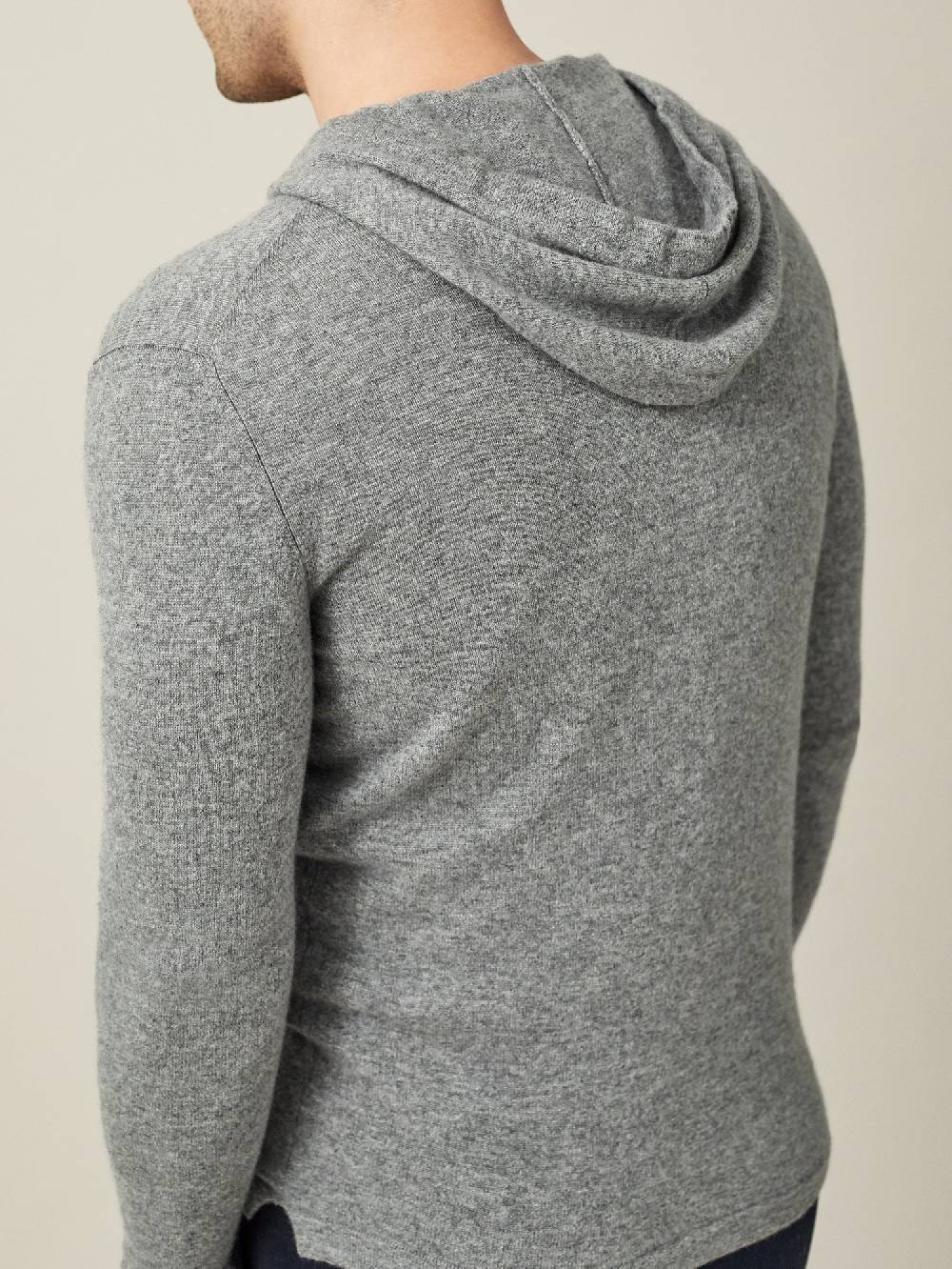 Luca Faloni Felpa Con Cappucciocashmere A 2 Fili