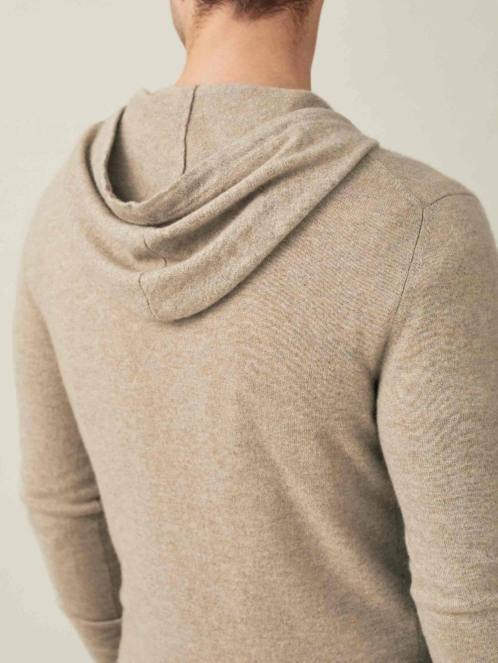 Luca Faloni Felpa Con Cappucciocashmere A 2 Fili