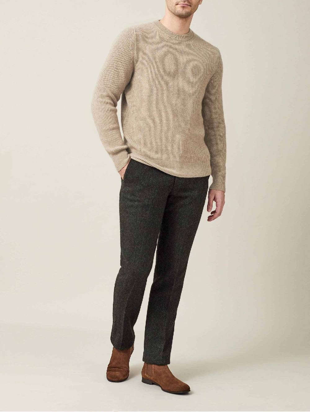 Luca Faloni Girocollocashmere A 4 Fili