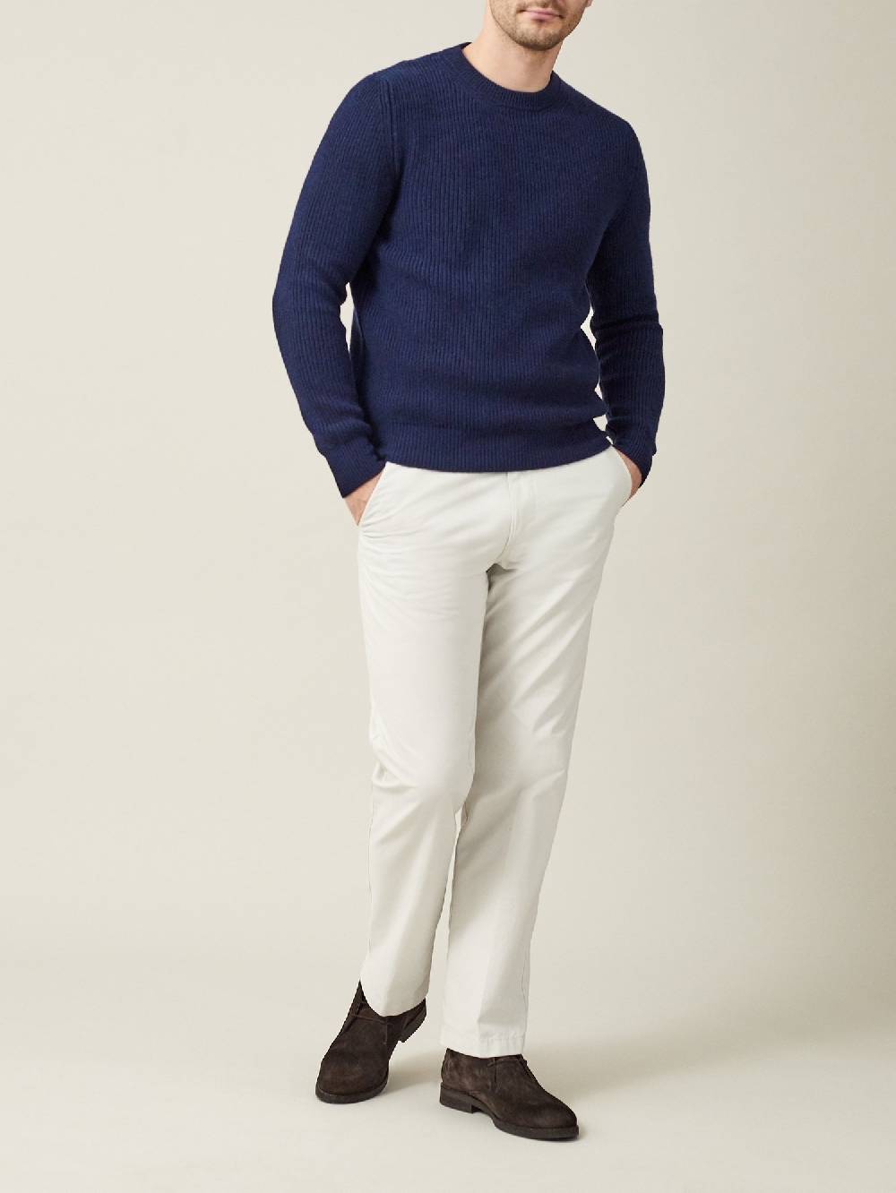 Luca Faloni Girocollocashmere A 4 Fili