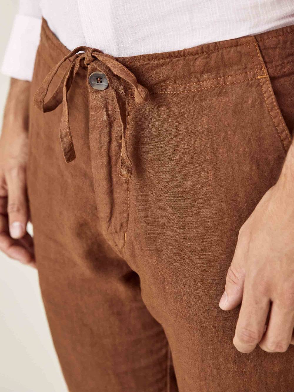 Luca Faloni Lipari PantaloniLino