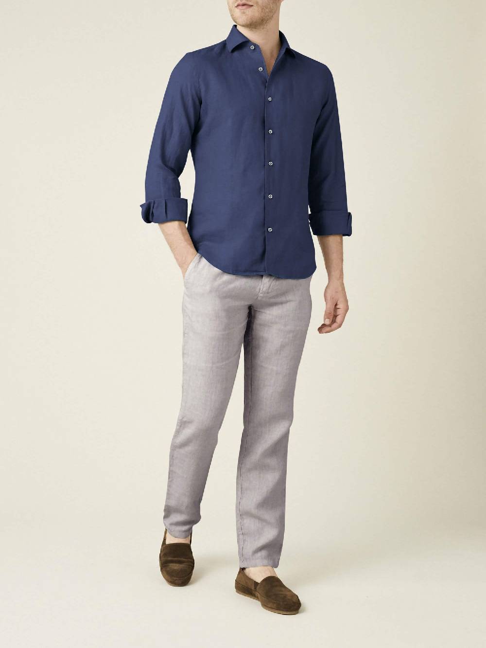 Luca Faloni Lipari PantaloniLino