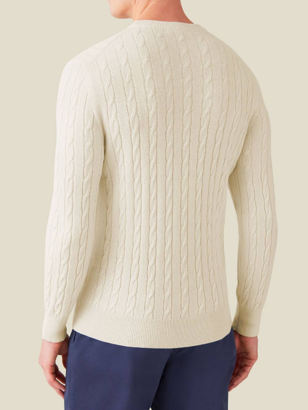 Luca Faloni Maglia A Treccecashmere A 2 Fili