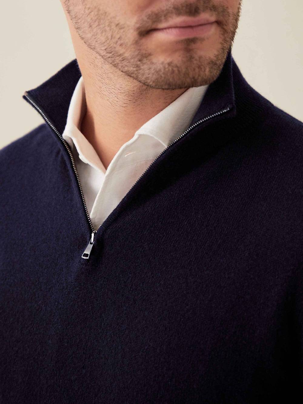 Luca Faloni Mezzocollo Con Zipcashmere A 2 Fili