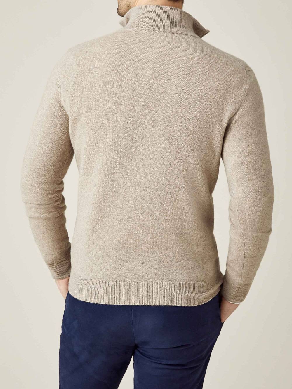 Luca Faloni Mezzocollo Con Zipcashmere A 2 Fili