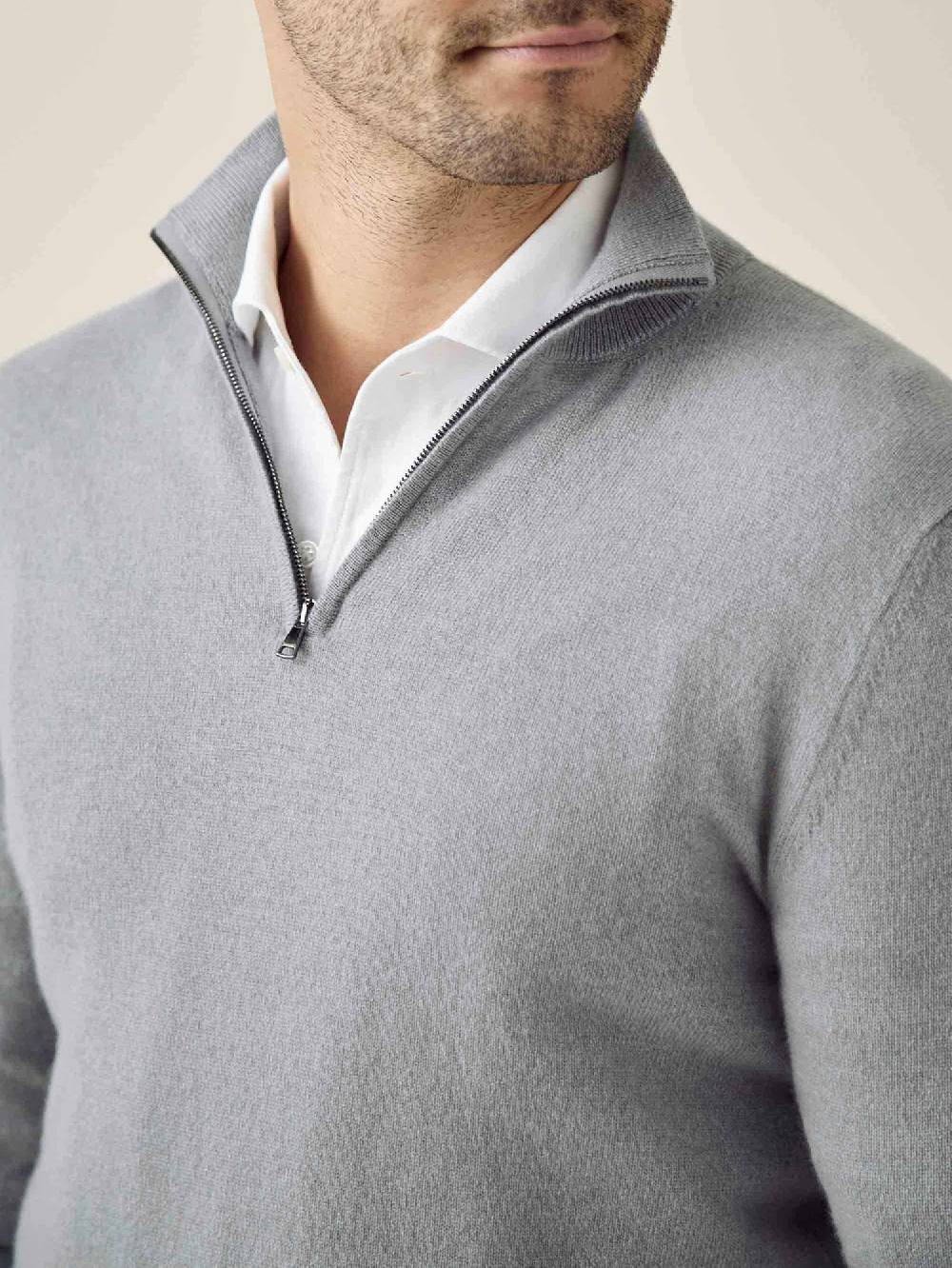 Luca Faloni Mezzocollo Con Zipcashmere A 2 Fili