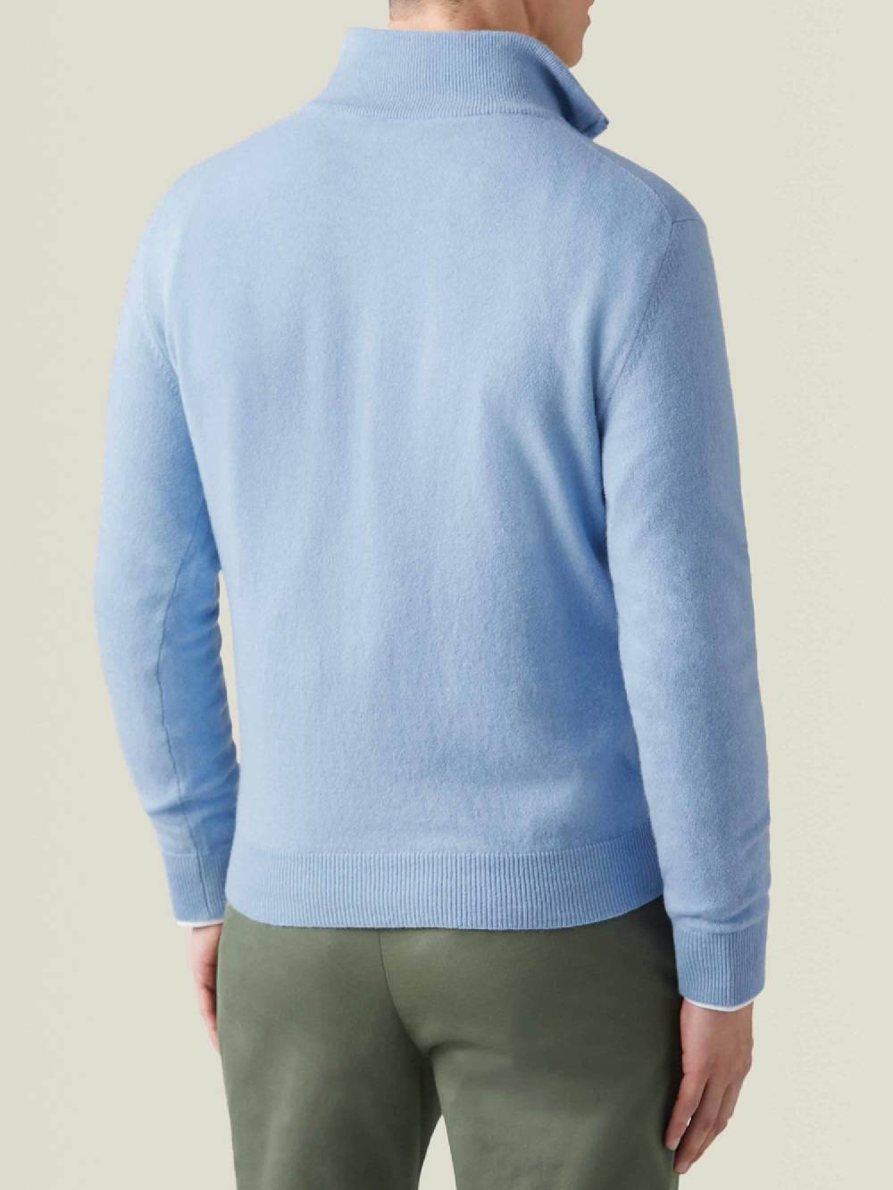 Luca Faloni Mezzocollo Con Zipcashmere A 2 Fili