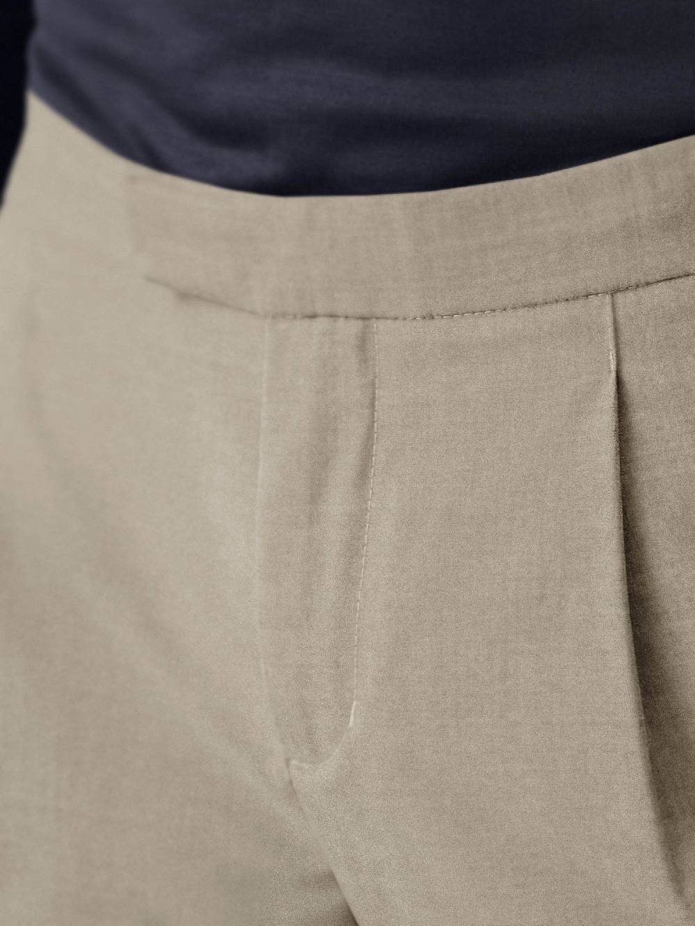 Luca Faloni Pantaloni A PiegheLana Vergine