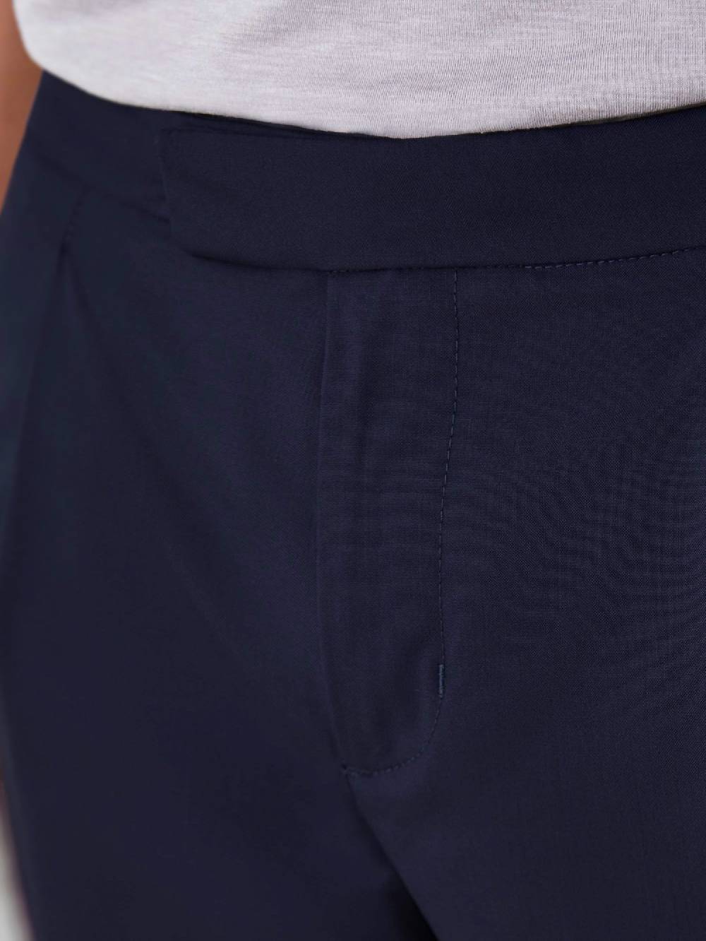 Luca Faloni Pantaloni Leggeri A PiegheLana Vergine