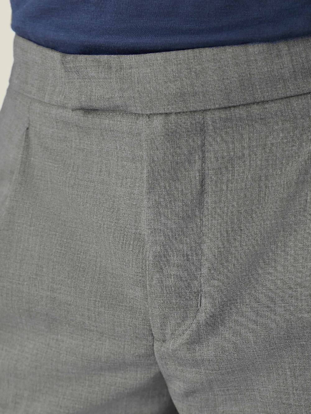 Luca Faloni Pantaloni Leggeri A PiegheLana Vergine