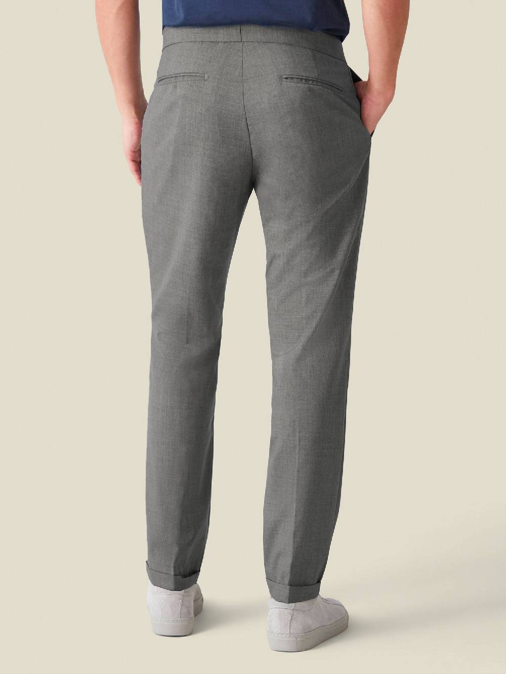 Luca Faloni Pantaloni Leggeri A PiegheLana Vergine