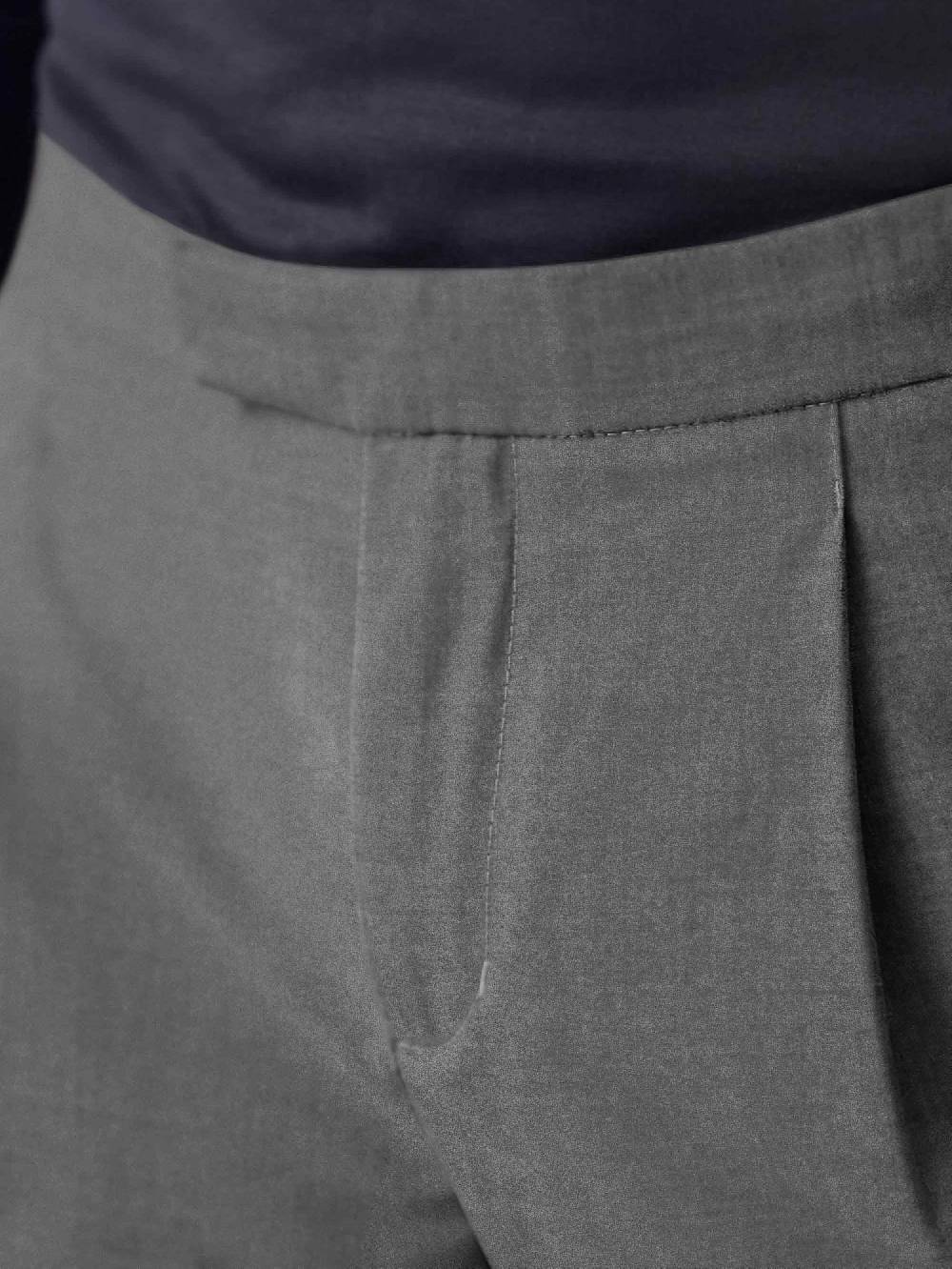 Luca Faloni Pleated TrousersVirgin Wool