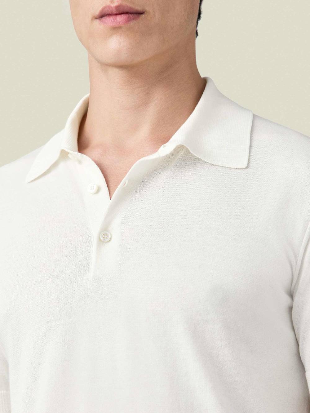 Luca Faloni Polo Lavorata A MagliaCotone