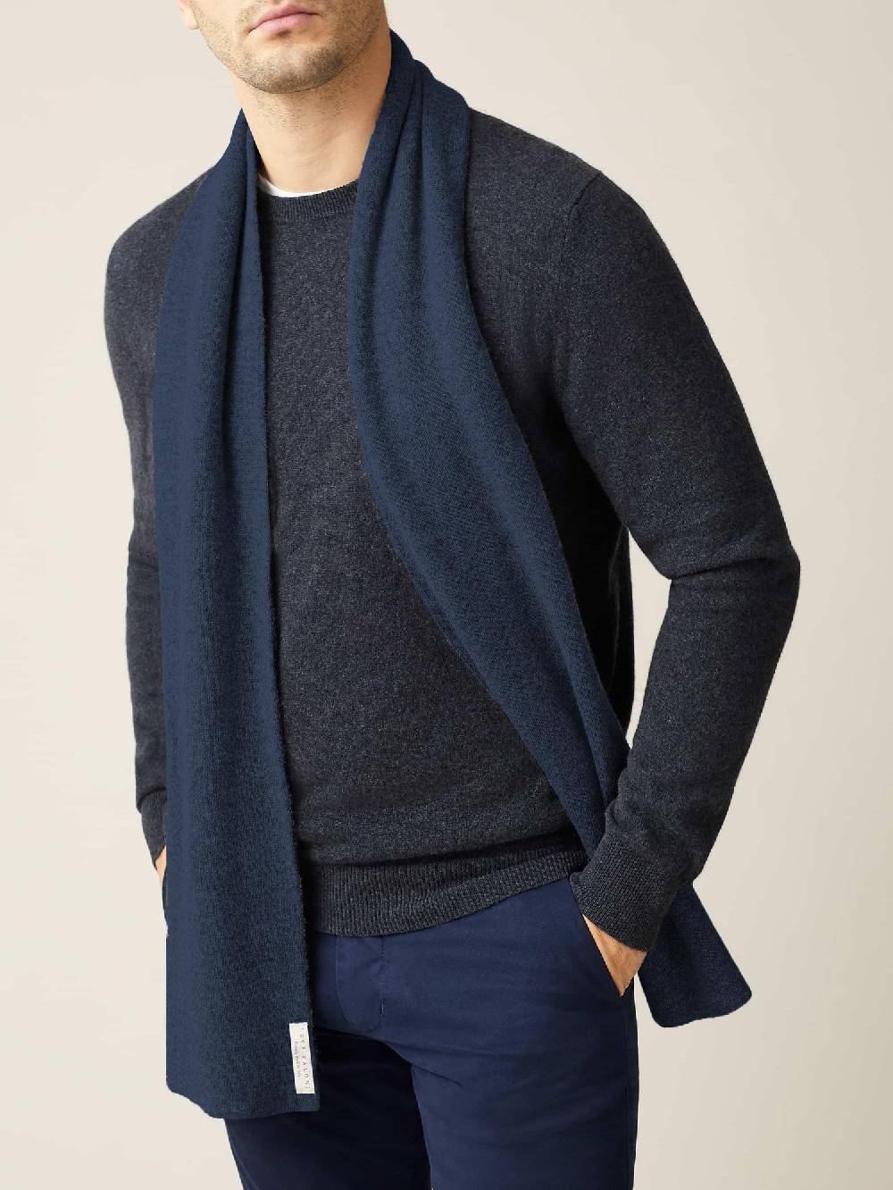 Luca Faloni Sciarpacashmere A 2 Fili