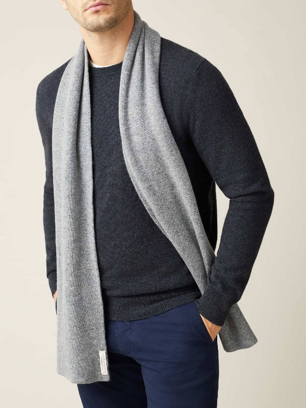 Luca Faloni Sciarpacashmere A 2 Fili