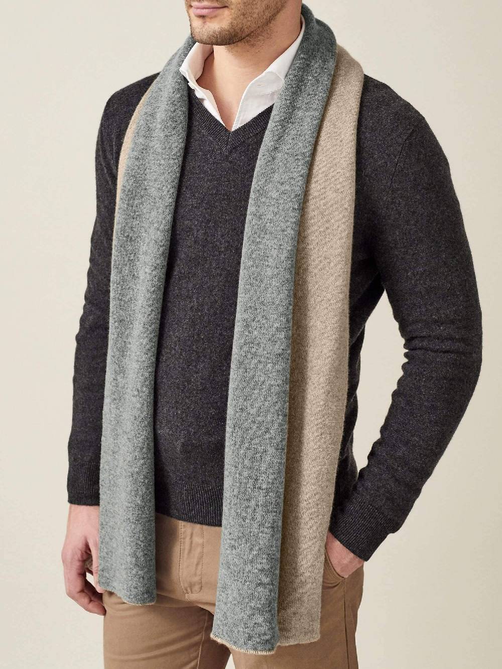 Luca Faloni Sciarpacashmere A 2 Fili