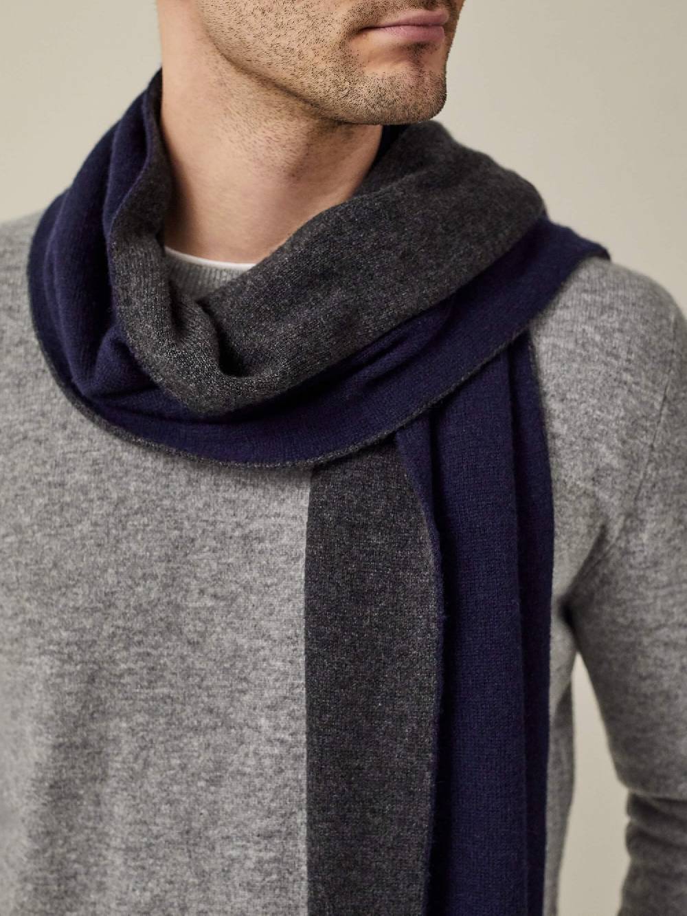Luca Faloni Sciarpacashmere A 2 Fili
