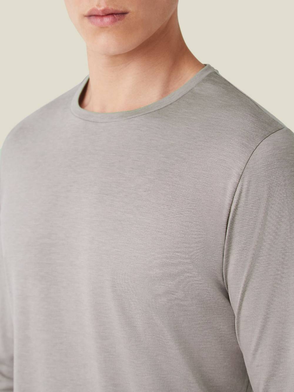 Luca Faloni T-Shirt Maniche LungheSeta Cotone